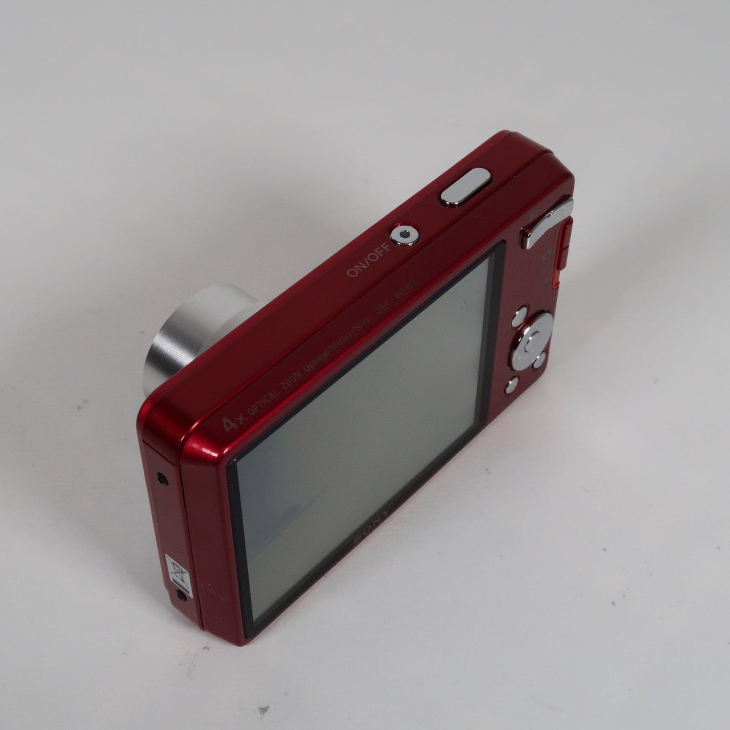 Pre-owned Sony Cybershot DSC-W560 14.1MP Digital Camera Red, Case – Excellent