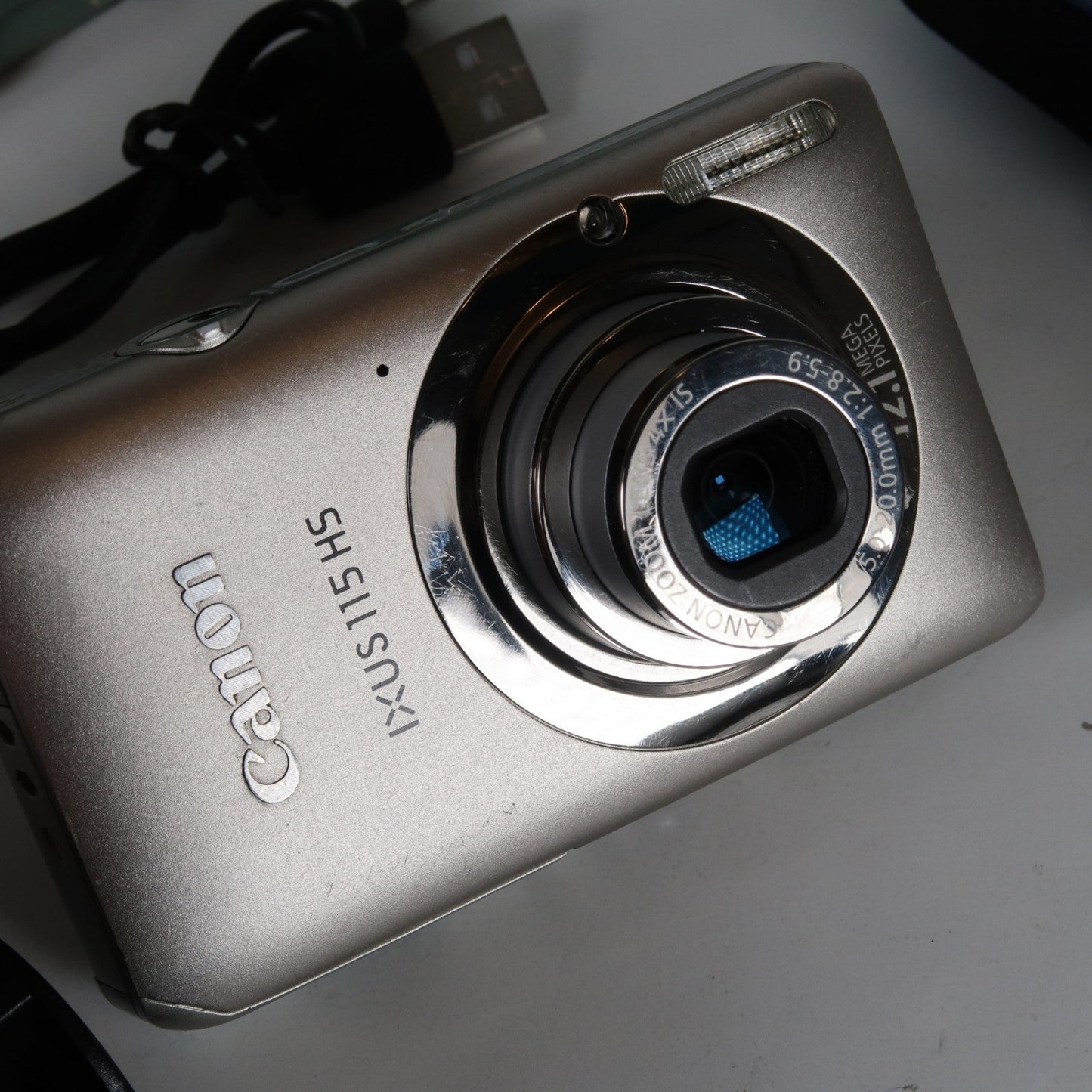 Pre-owned Canon IXUS 115 HS PowerShot ELPH 100 HS 12.1 MP 4x Digital Camera Silver