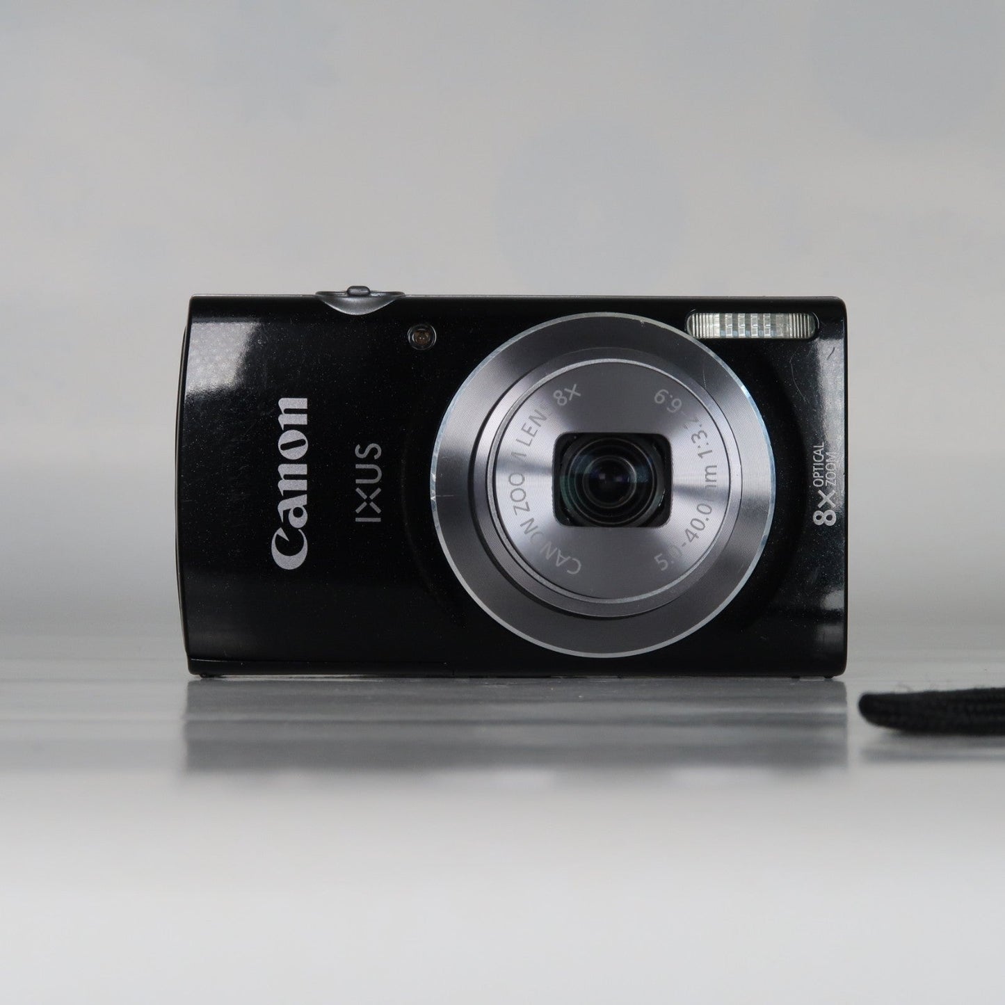 Pre-owned Canon IXUS 145 / ELPH 135 16.0MP Digital Camera Black – With SD Card 4GB & Case