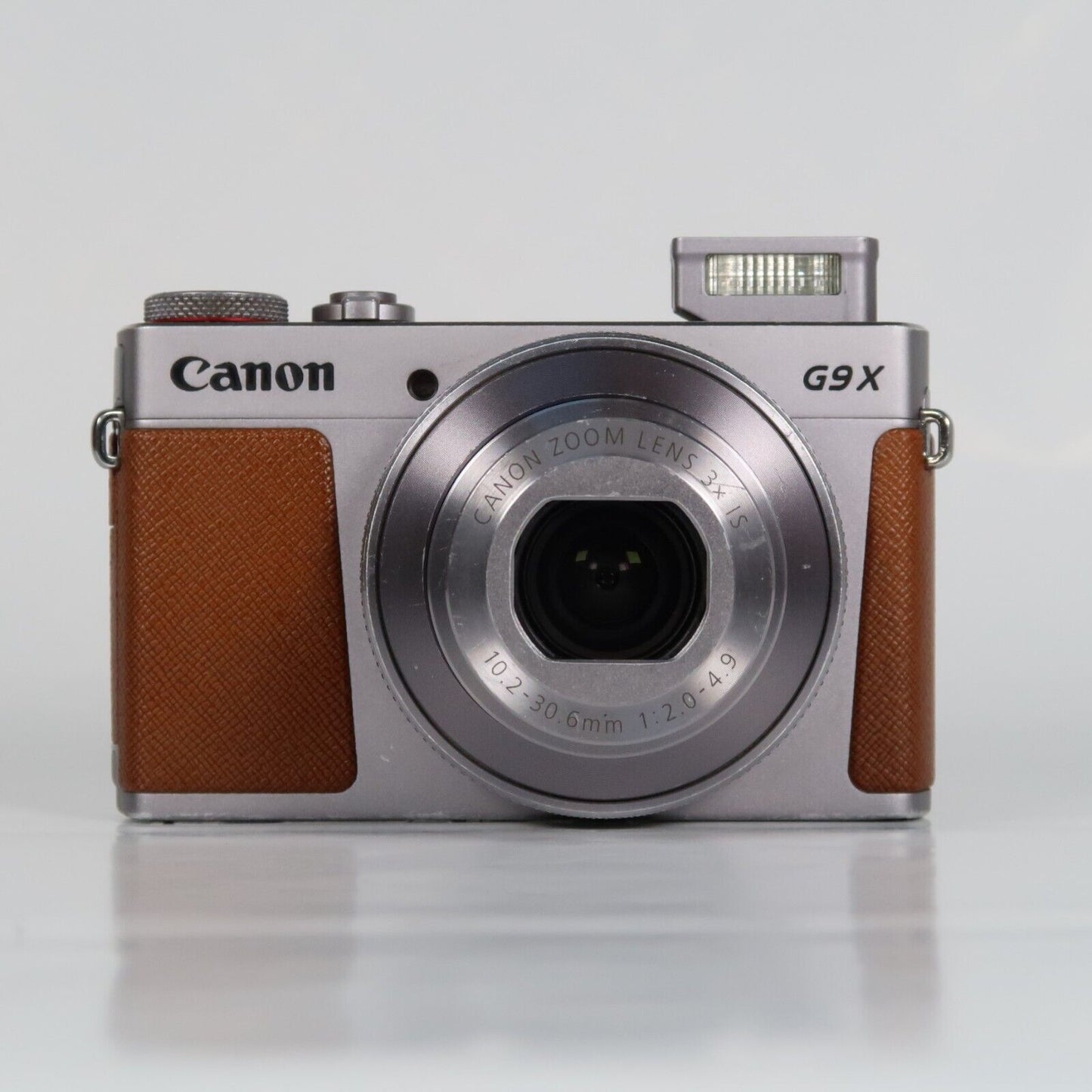 Pre-owned Canon PowerShot G9X Mark II 20.1MP Digital Camera Silver + SD Card 16GB