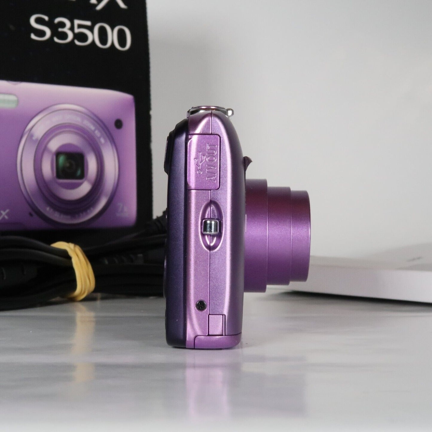 Pre-owned Nikon CoolPix S3500 20.1MP Digital Camera Purple – Mint Condition, Original Packaging