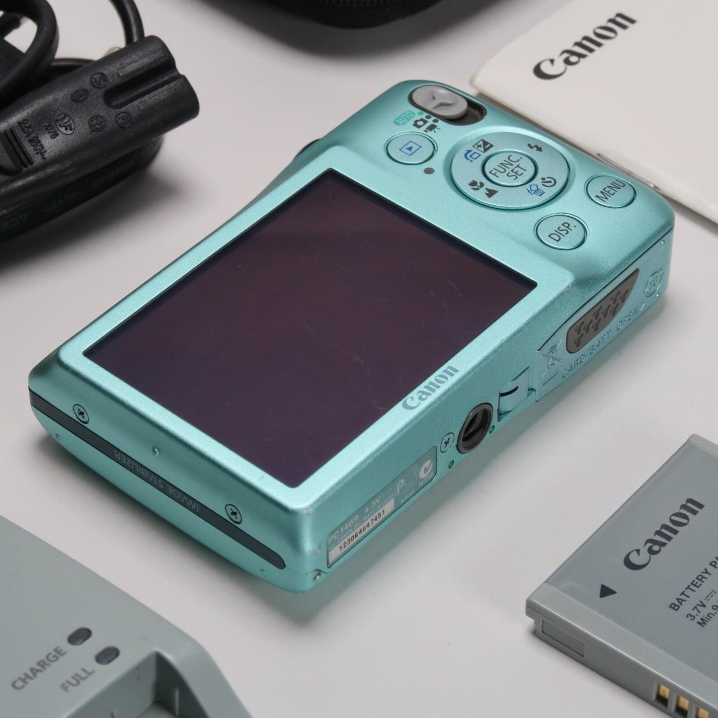 Pre-owned Canon IXUS 105 / PowerShot Digital ELPH SD1300 IS 12.1MP – Blue