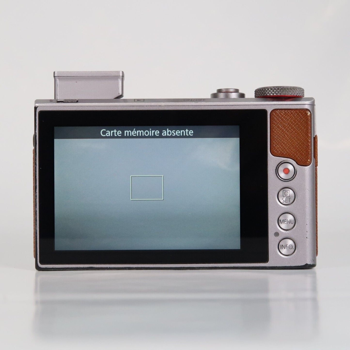 Pre-owned Canon PowerShot G9X Mark II 20.1MP Digital Camera Silver + SD Card 16GB