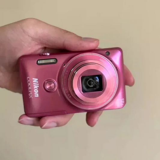 Pre-owned Glossy Pink Digital Camera nikon coolpix s6900