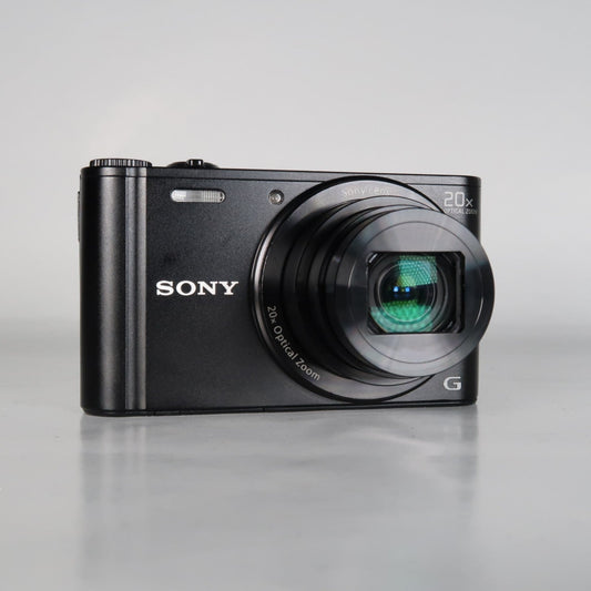 Pre-owned Sony Cyber-Shot DSC WX300 18.2MP Digital Camera Black – Good Condition