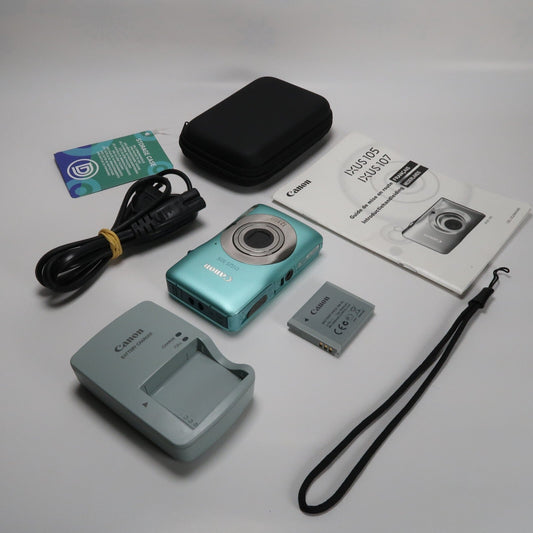 Pre-owned Canon IXUS 105 / PowerShot Digital ELPH SD1300 IS 12.1MP – Blue