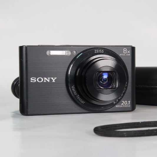 Pre-ownedSony Cyber-Shot DSC-W830 20.1MP 8x Digital Camera Black – Excellent Condition