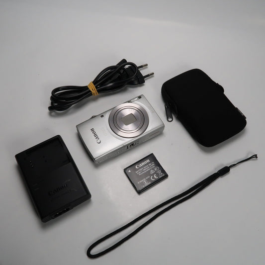 Pre-owned Canon IXUS 185 Silver 20.0 MP + Canon IXUS 145 Purple Digital Cameras