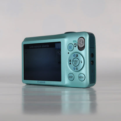 Pre-owned Canon IXUS 105 / PowerShot Digital ELPH SD1300 IS 12.1MP – Blue