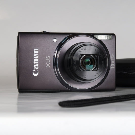 Pre-owned Canon IXUS 155 20.0MP Digital Camera Black – Mint Condition