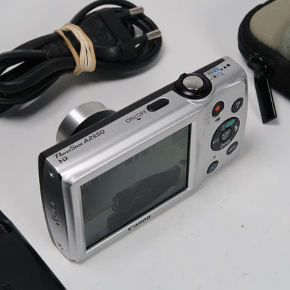 Pre-owned Canon Powershot Digital Cameras A2550 HD 16.0MP + Canon Powershot A3200  Bundle
