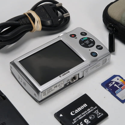 Pre-owned Canon Powershot Digital Cameras A2550 HD 16.0MP + Canon Powershot A3200  Bundle