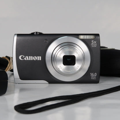 Pre-owned Canon Powershot Digital Cameras A2550 HD 16.0MP + Canon Powershot A3200  Bundle