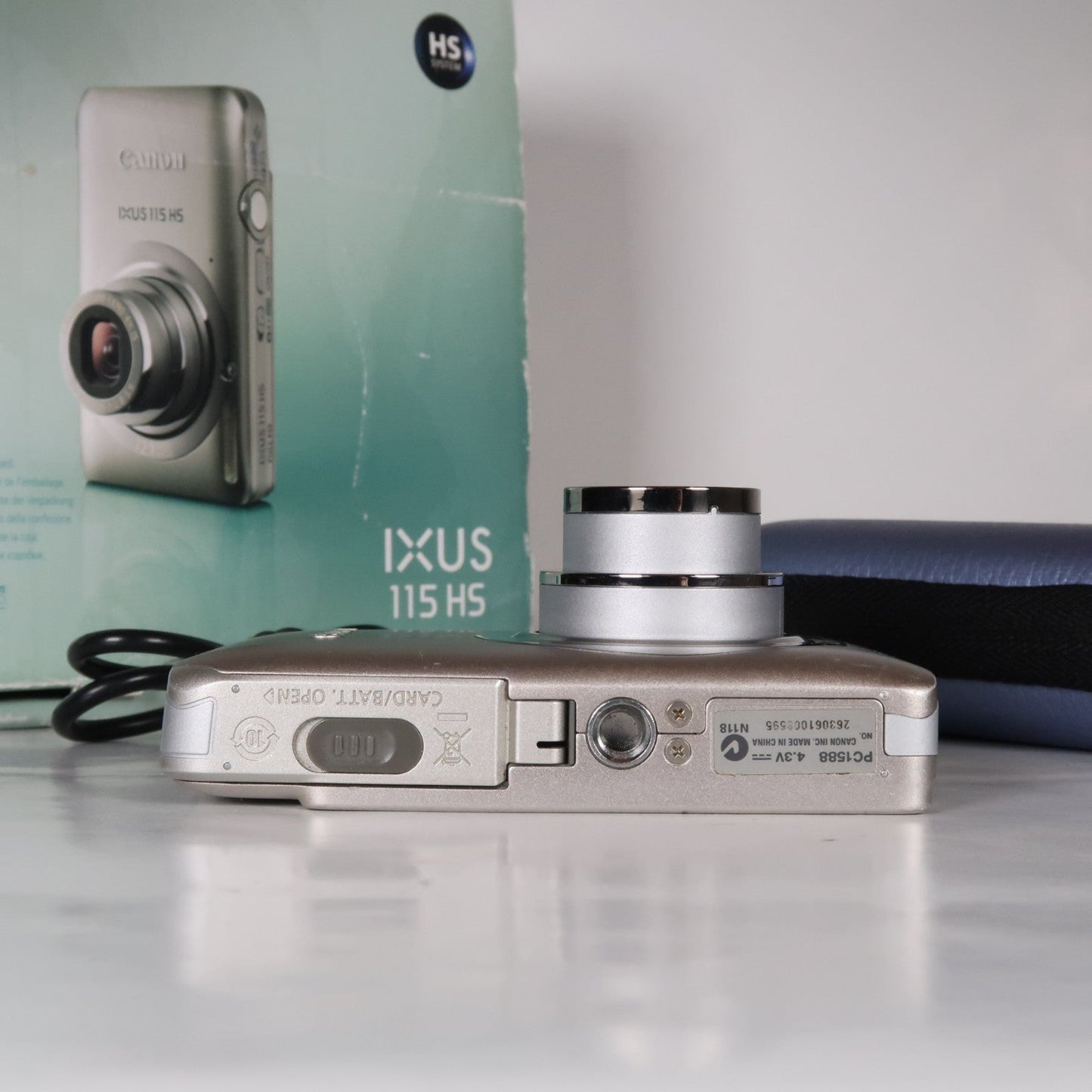 Pre-owned Canon IXUS 115 HS PowerShot ELPH 100 HS 12.1 MP 4x Digital Camera Silver