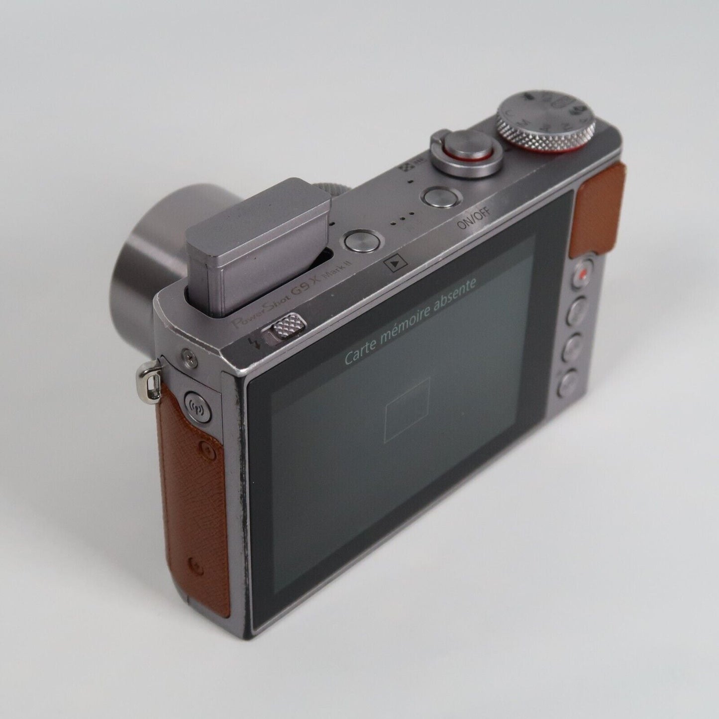 Pre-owned Canon PowerShot G9X Mark II 20.1MP Digital Camera Silver + SD Card 16GB